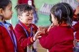 Young students interacting during a classroom activity
